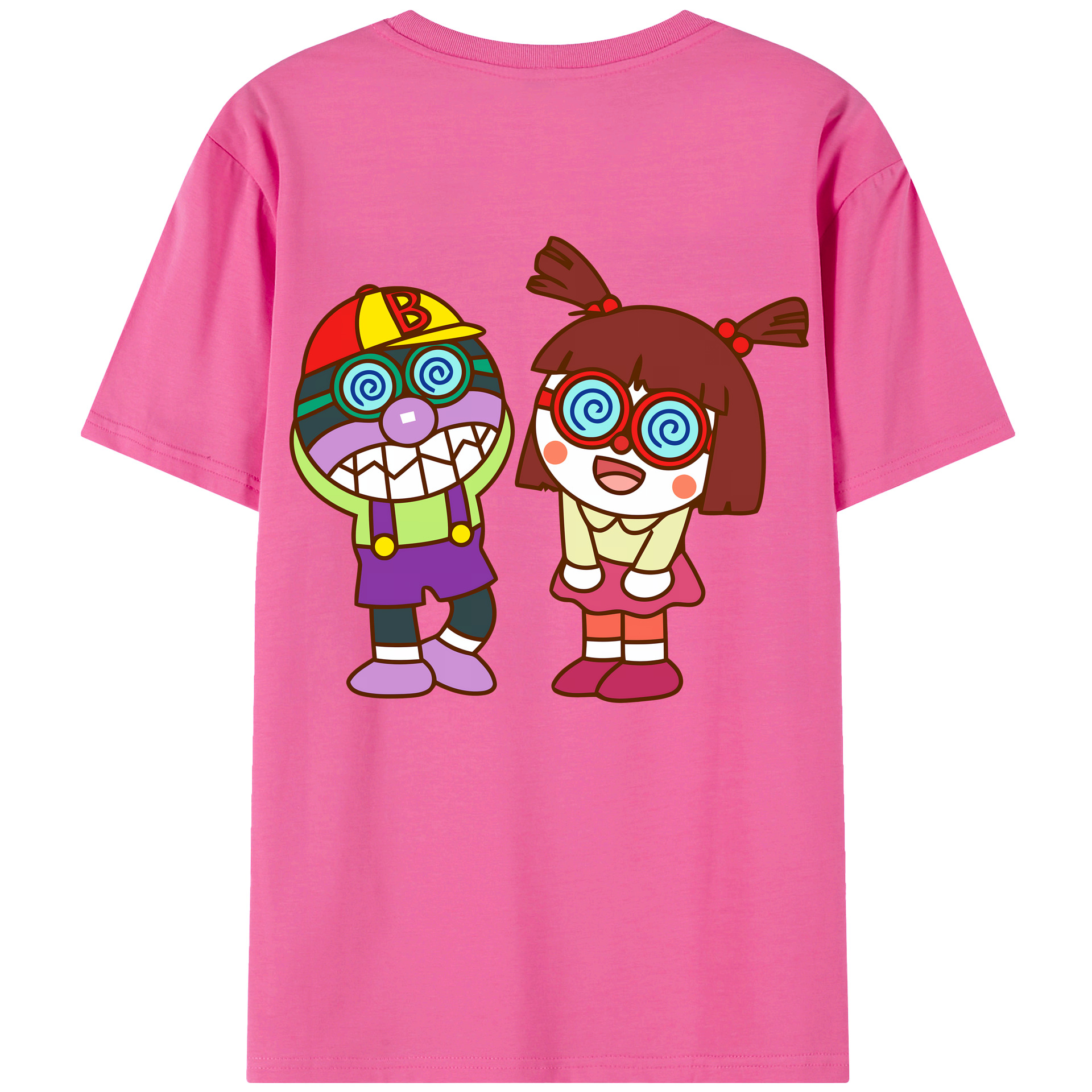 （画像用） アンパンマン Anpanman レディース半袖Tシャツ(バックプリント)